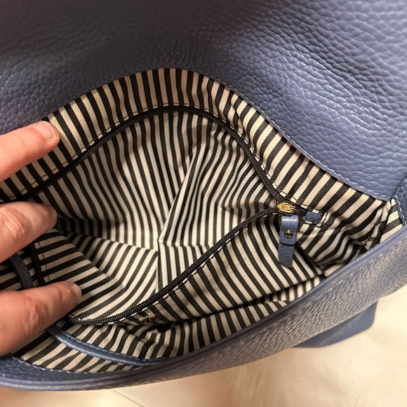 Kate Spade Blue and Cream Crossbody Purse - Picture 6 of 8